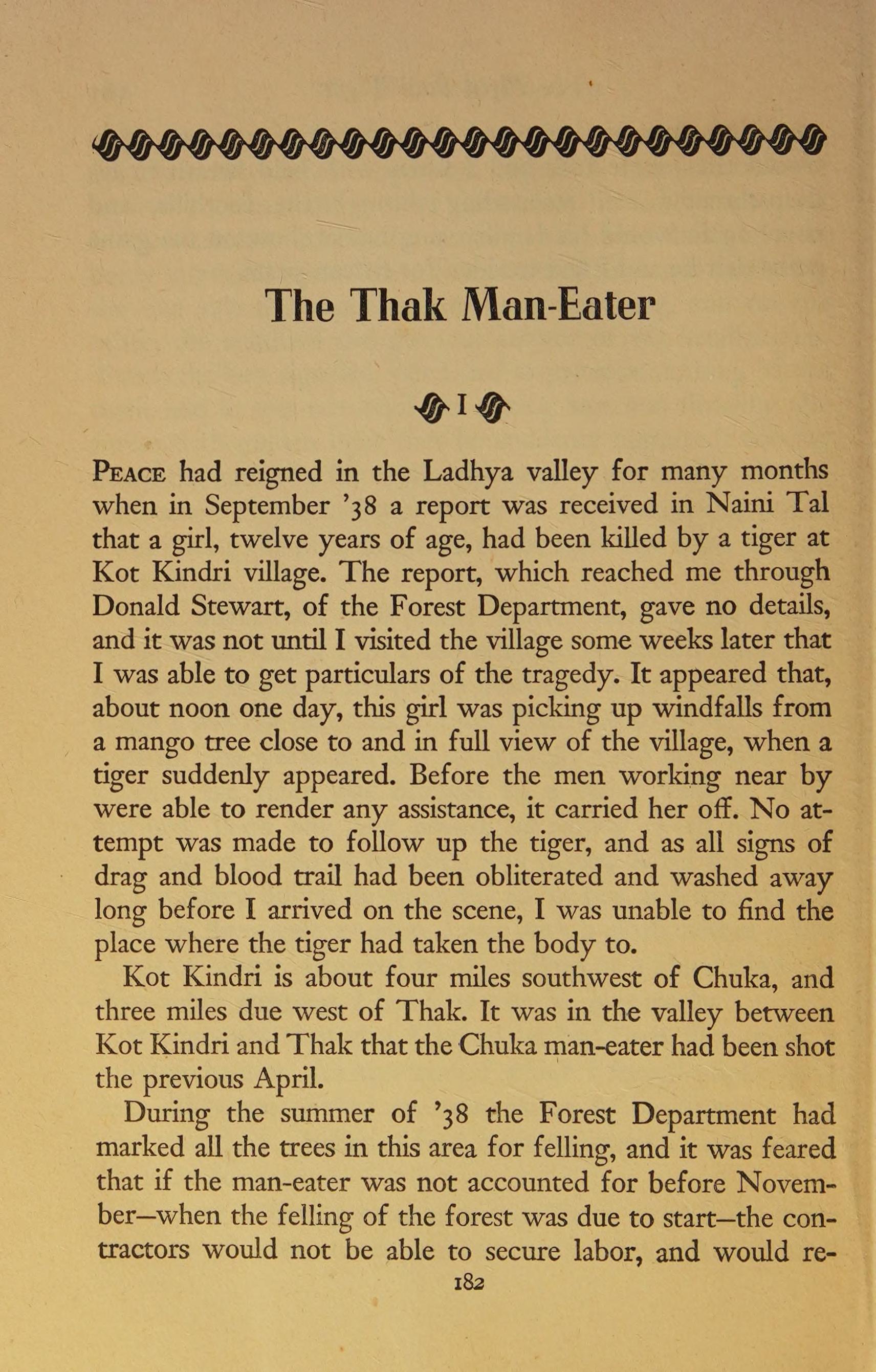 man eaters of kumaon